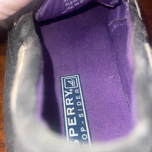 Sperry Ladies Bahama Canvas Shoes Boat Top Sider Size 7.5M 9771619 Grey - Picture 10 of 11